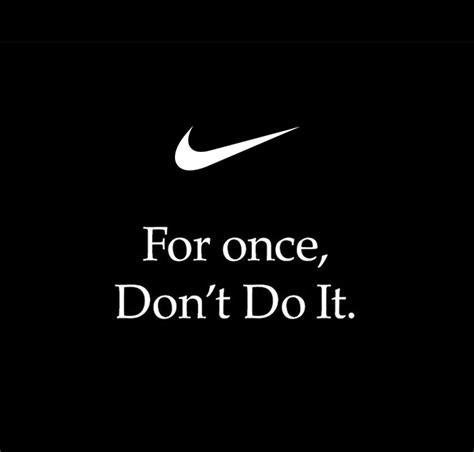 nee tegen nike|don't do it Nike.